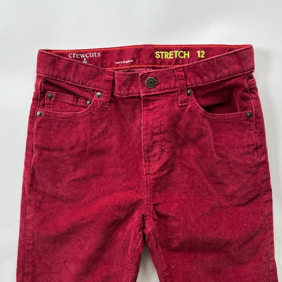 CREWCUTS Straight Fit Stretch Corduroy Pants - Kids Size 12 - Picture 3 of 13